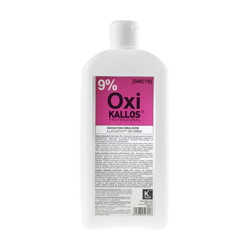 Окислювальна емульсія Kallos Cosmetics KJMN Hydrogen Peroxide Emulsion 9% 30 vol, 1 л
