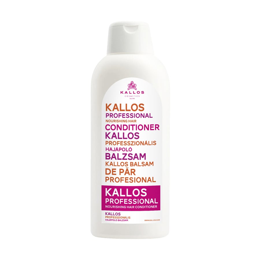 Живильний кондиціонер Kallos Cosmetics Nourishing Hair Conditioner, для пошкодженого волосся, 1 л